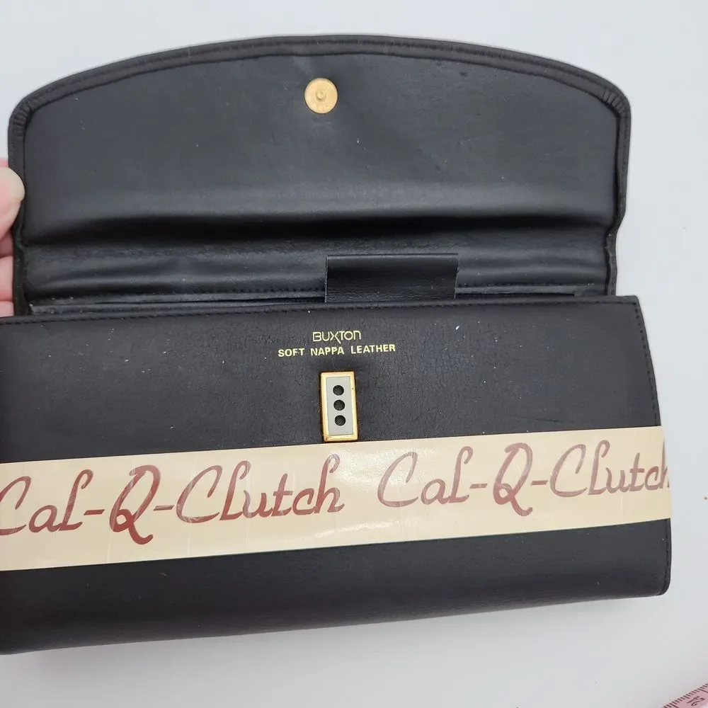 NWT - Buxton Vintage Wallet - Included Calculator, Checkbook Holder, & Picture A